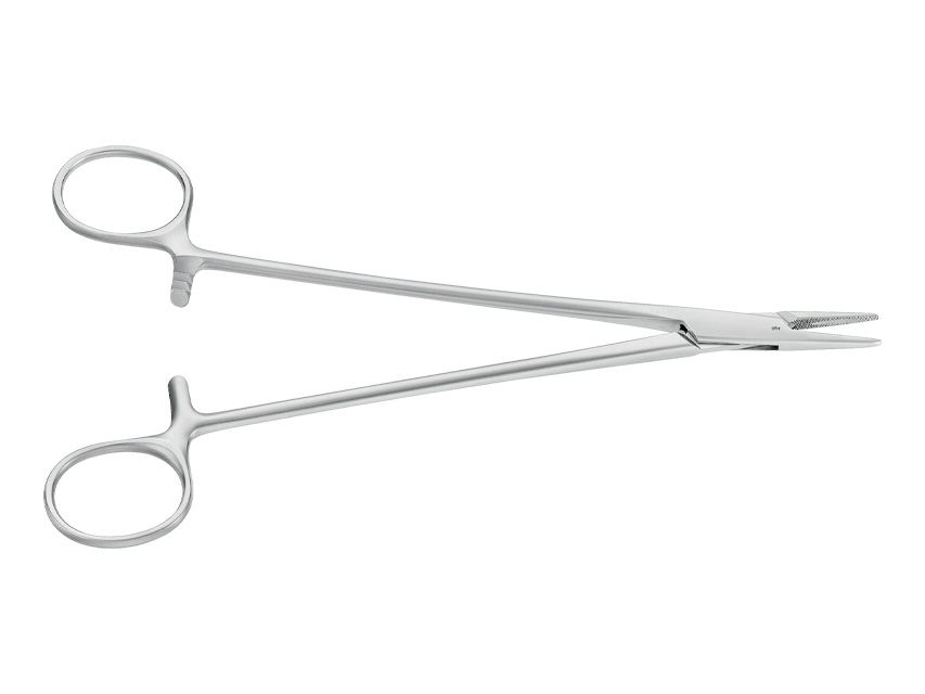 [39281] HEGAR-MAYO AESCULAP needle holder - straight - 18.5 cm - BM236R