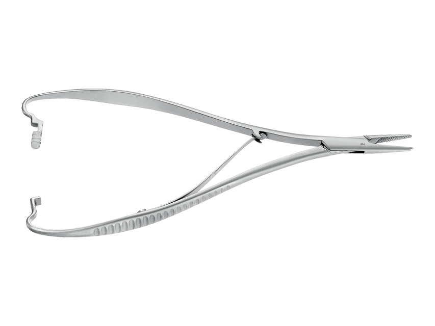 [39291] MATHIEU AESCULAP needle holder - straight - 17 cm - BM361R