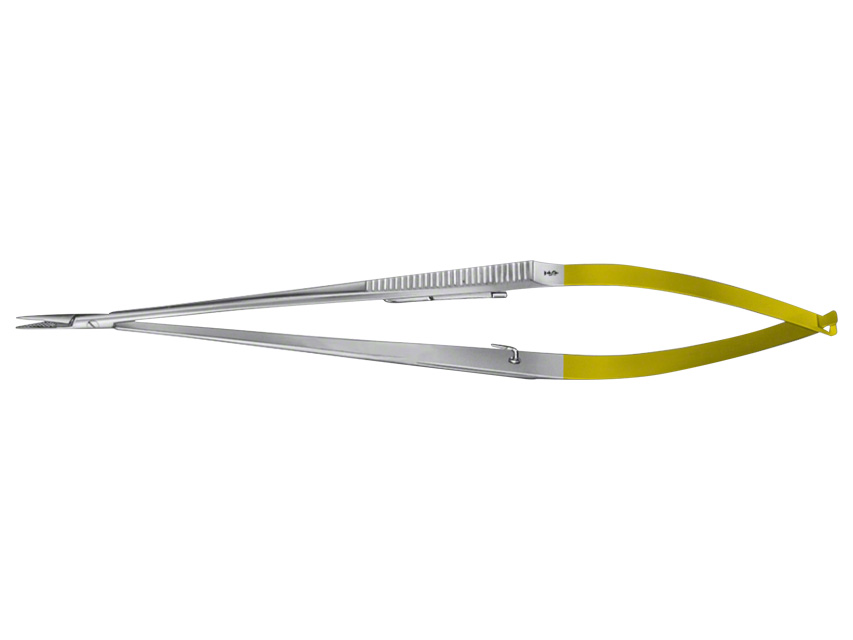 [39392] CASTROVIEJO DUROGRIP AESCULAP IN CT - straight - 0.2/18 cm - BM004R