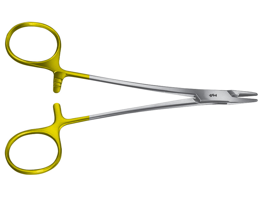 [39396] BABY-CRILE-WOOD DUROGRIP AESCULAP IN CT - straight - 14,5 cm - BM016R