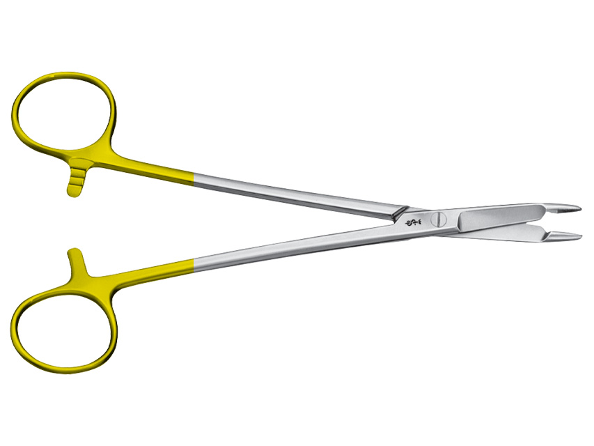 [39410] HEGAR-OLSEN DUROGRIP AESCULAP IN CT - straight - 16,5 cm - BM124R