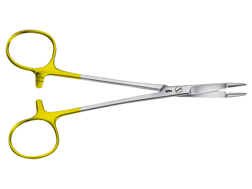 [39411] HEGAR-OLSEN DUROGRIP AESCULAP IN CT - straight - 14,5 cm - BM128R