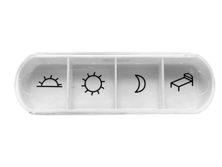 [25741] DAILY CARD HOLDER - white/transparent - sachet