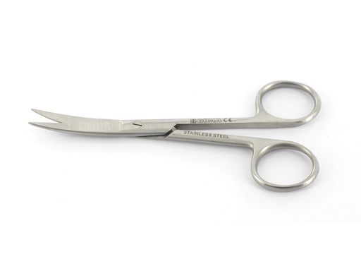 [26896] CURVED SCISSORS - acute points - 11.5 cm