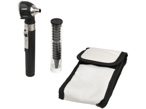 [31676] Fibre-optic otoscope SIGMA-2,5V-xenon/halogen-in bag - col.nero
