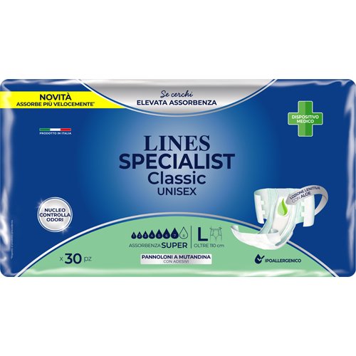 [MGI03117] Lines Specialist Super pant diaper tg.L
