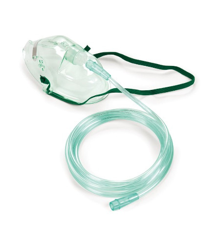 [MOROS320] Simple oxygen therapy mask with adult tube