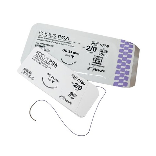 [DMM05033] Biolong suture DS24 USP 2-0 cm.70 - 3/8 monofilament needle