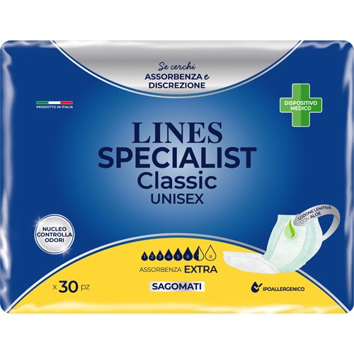 [MGI03157] Lines Specialist Classic Extra shaped diaper
