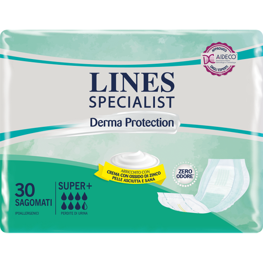 [MGI03137] Shaped transp. diaper Lines Derma Prot. Super TU
