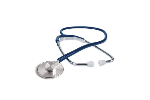 [MORDM130B] Fonendoscopio a testa piatta in alluminio anodizzato colore blu