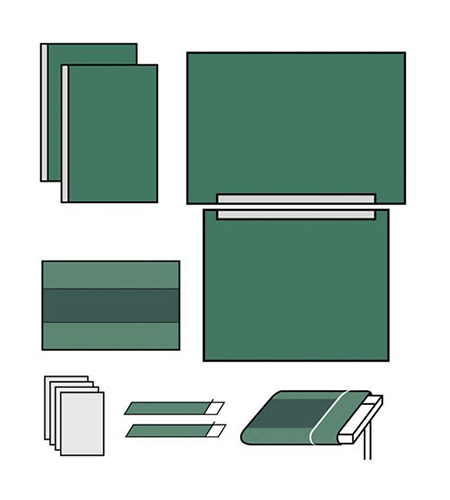 [DMM06010] Universal tnt surgical set light blue
