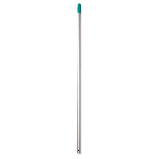 [DET05028] Manico alluminio da 130 cm con manico verde diametro 23 cm con foro