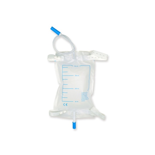 [DMM07023] Sterile leg bag 750 ml tube 35 cm

