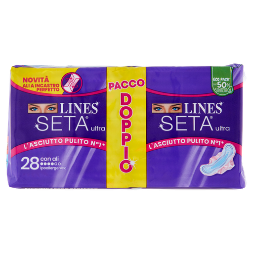 [MGI01259] Lines Silk Ultra Tampons with wings - 28pcs