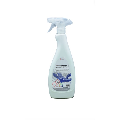 [DET04003] Wash 4 Energy pretrattante x grassi e macchie 750 ml