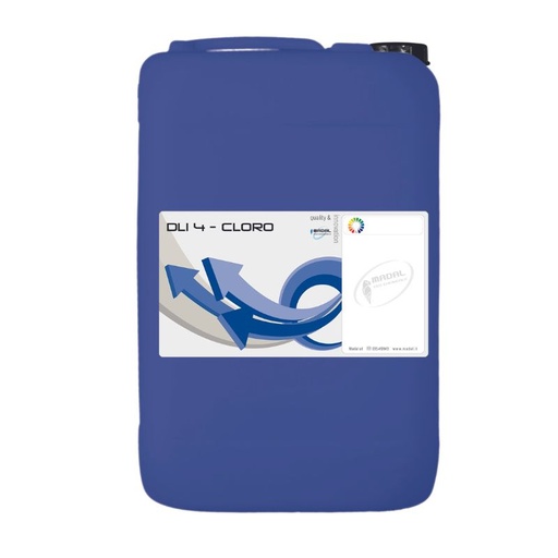 [DET03071] Sbiancante cloro x sistemi dosaggio DLI 4 (tanica 25kg)