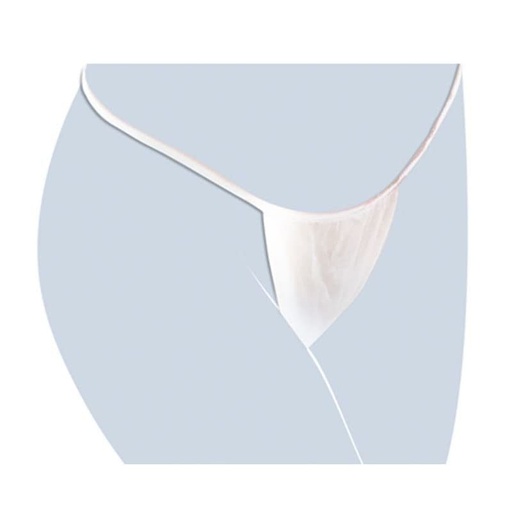 [IGP04081] Tanga monouso donna in tnt bianco