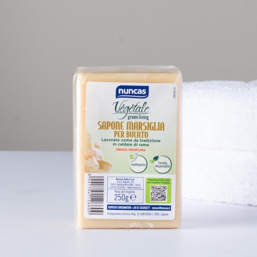 [DET02071] Sapone di marsiglia per bucato in pezzi 250 gr