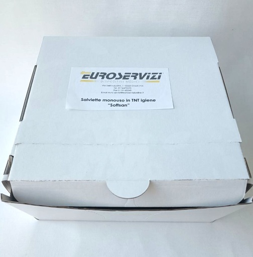 [IGP02064] BOX Softsan towel 30x40cm 100 wipes