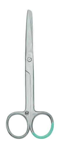 [991081] Forbici chirurgiche rette punte alterne 14,5 cm monouso sterili