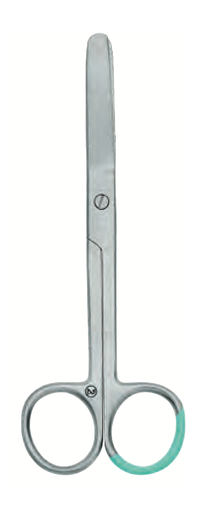 [MOR0496] Forbici chirurgiche rette punte smussi 14,5 cm monouso sterili