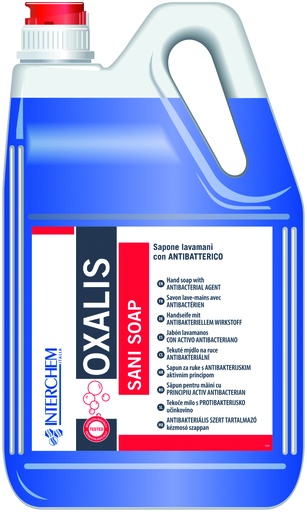 [IGP01156] Sanitising liquid soap Oxalis Sani soap lt.5