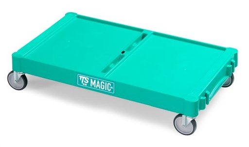 [DET05223] Base for Magic large trolley green color (wheels diam. 100 mm)