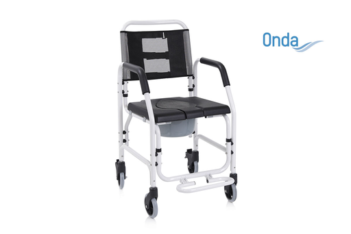 [MORRS939] Sedia per doccia con 4 ruote (portata max 100 kg)