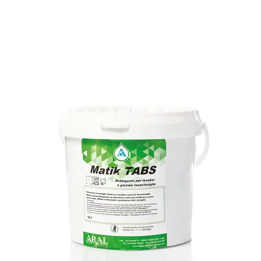 [DET05345] Matic Tabs pastiglie per lavastoviglie -secchiello 3kg /150 pastiglie