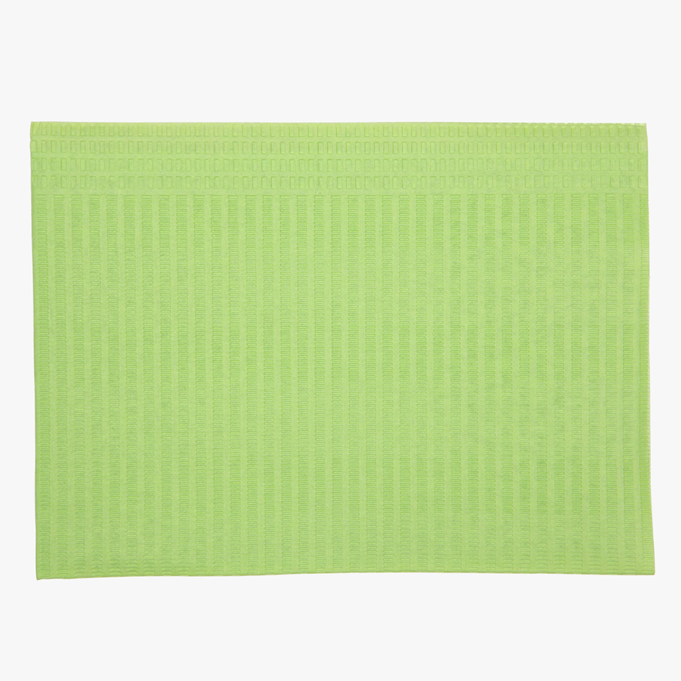 [MGI01255] Cellulose+polythene 2-ply napkins 33x45cm Perfecto Napkins col.Fresh Green