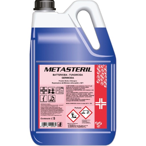 [DET01139] Metasteril detergente disinfettante PMC5271 tanica lt.5