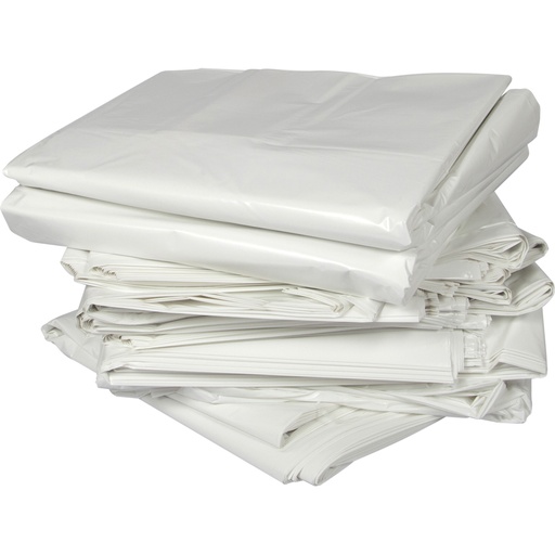 [DET01156] Sacco rifiuti in plastica bianco 110x80cm 85 LT - 140 GR scatola 100pz