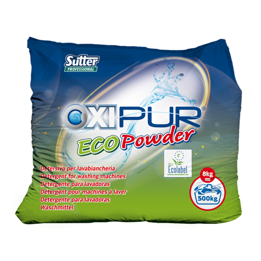 [DET02064] Oxipur Ecopowder polvere lavatrice sacco 8kg
