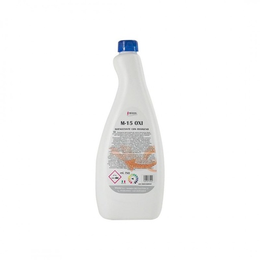 [DET05333] M15 Oxi det.igienizzante con ossigeno 750ml