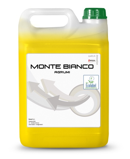 [DET05336] Monte Bianco Agrumi det. pavimenti Ecolabel  tanica 5kg