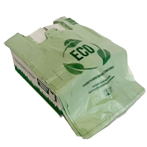 [DET05352] Medium plastic carry bags 30x60cm bio conf.500pcs