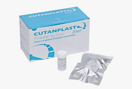 [DMM01344] Cutanplast Fast powder bottle 1 g case 6 pcs.