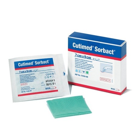 [DMM01380] Cutimed Sorbact gauze 7 cm x 9 cm (pack 40 pcs)