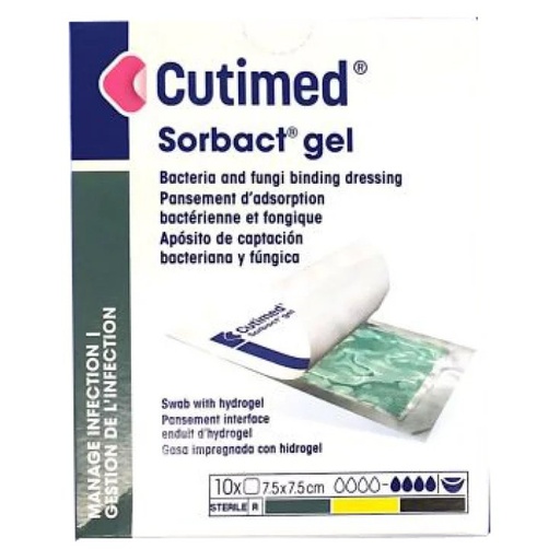 [DMM01381] Cutimed Sorbact Gel 7,5 x 7,5cm (pack.10pcs)