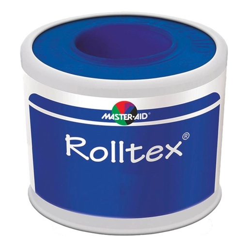 [DMM01015] White canvas adhesive plaster 5x5cm Roll Tex
