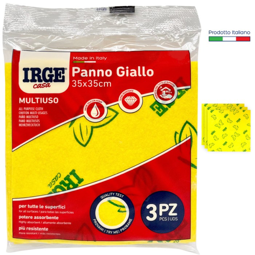 [DET05291] Panno multiuso giallo Irge