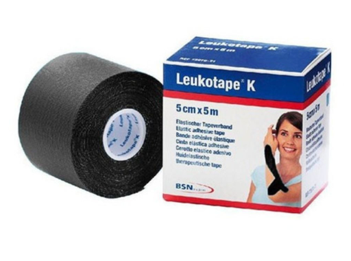 [DMM01260] Leukotape K 5m x 5cm NERO