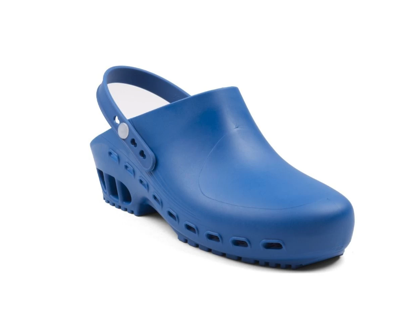 [ABB02322] Autoclavable clog w/protective toe cap blue 37/38
