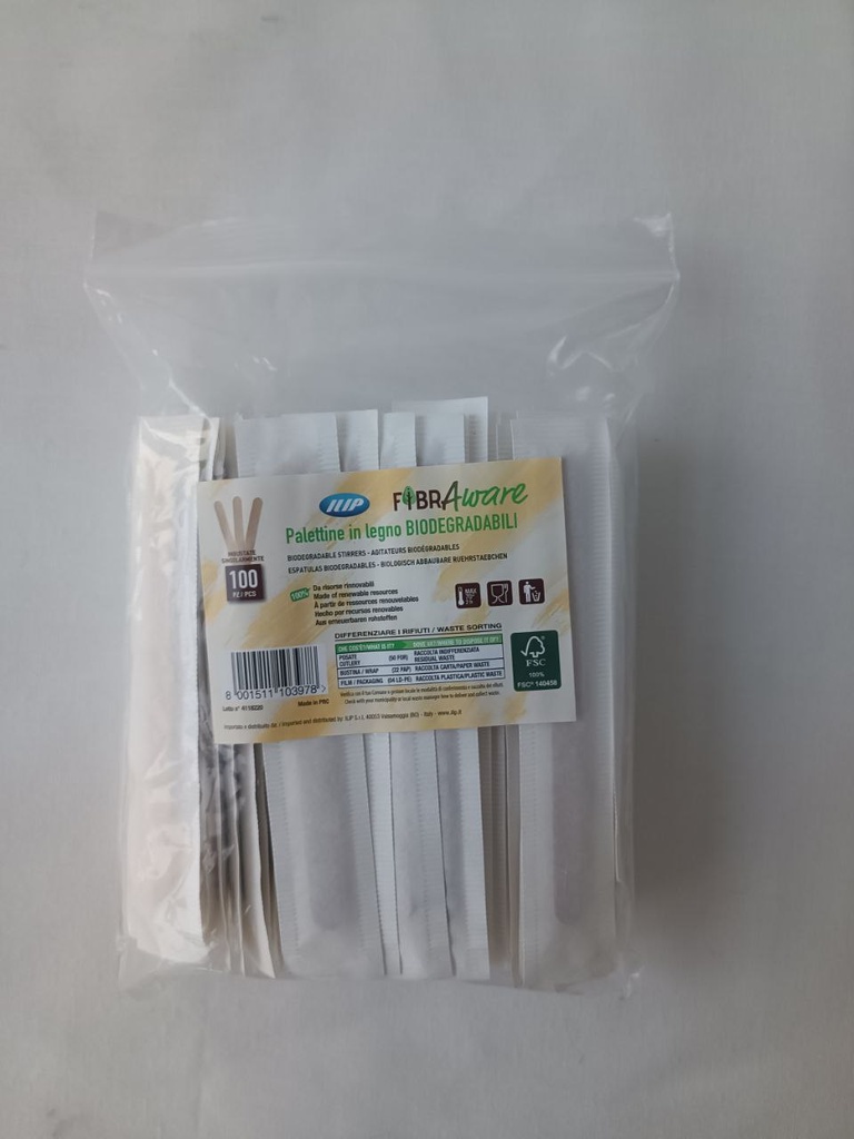[MCP06071] BIO coffee pallet wood m.uso 0,70 gr (individually bagged)