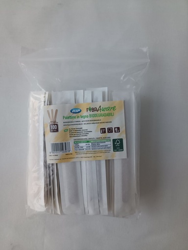 [MCP06071] BIO coffee pallet wood m.uso 0,70 gr (individually bagged)