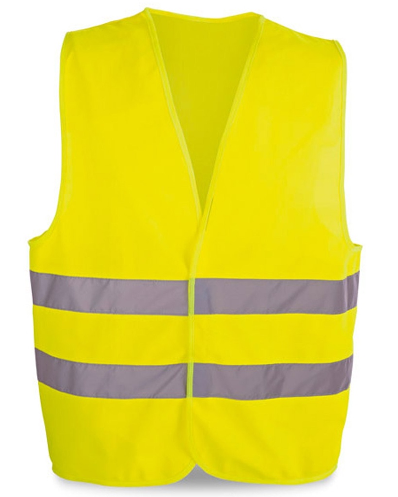 [ABB01342] Safety waistcoat fluorescent yellow tg L/XL
