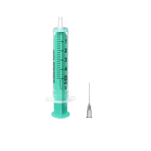 [4645057V] INJEKT DUO 5ml - LUER Eccentric - Needle 22Gx30mm