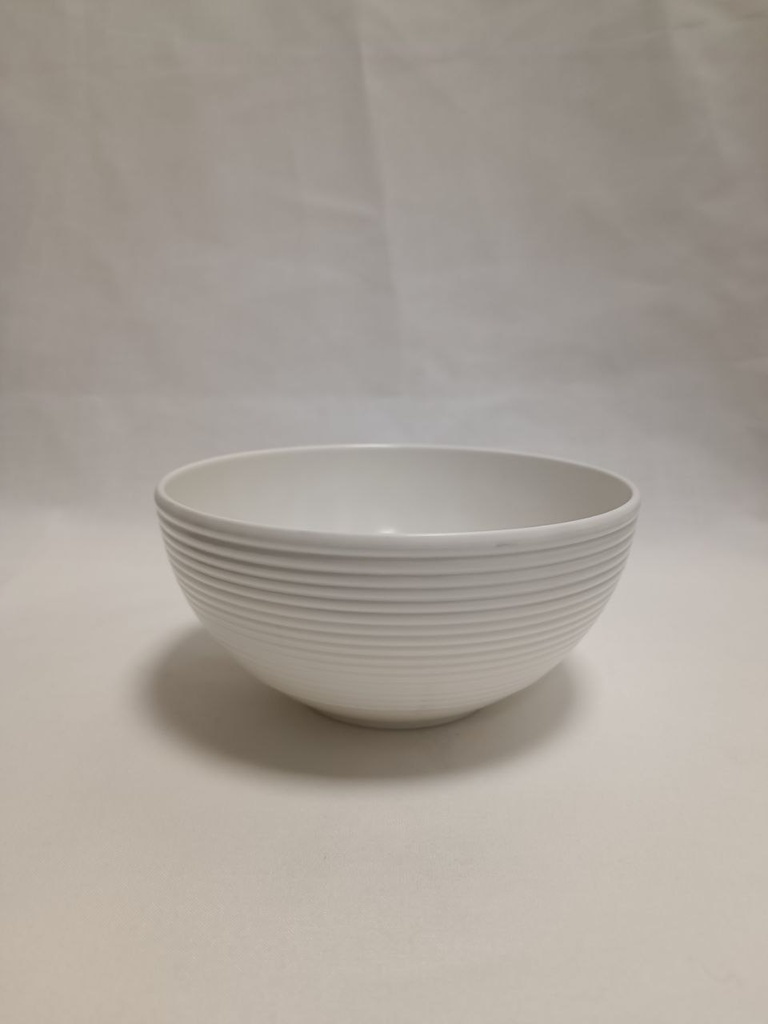 [MCP08014] White melamine salad bowl diameter 17 cm
