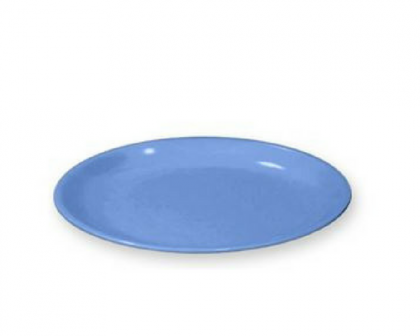 [MCP08010] Blue melamine dessert plate diameter 20 cm
